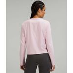 Lululemon  Pink Peony Classic-Fit Cotton-Blend Long Sleeve Shirt Photo 1