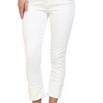 joe's jeans joe's white spotless clean cropped jeans w28 Photo 0