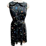 TULLE Anthropologie FLORAL DRESS SLEEVELESS BLACK SIZE S Photo 1