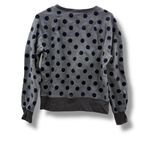 J.Crew Polka Dot Navy Blue & Gray Long Sleeve Pullover Sweater Sz S Photo 1