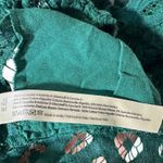 Free People Women's Adella Lace Bralette Small Pine Green Floral Boho Layering Photo 2