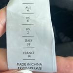 Revolve NICHOLAS Black Long Sleeve Jumpsuit 100% Silk Size 2 Photo 6