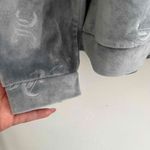 Juicy Couture  velvet Sweatshirt Pullover XLARGE Gray Velour Crew Neck Photo 2
