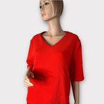 Ann Taylor  bright orange red skirt and‎ top set Photo 1