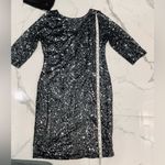 Nice modern dressy midi dress 🔥🔥 Black Size L Photo 6