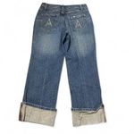 L.A. Blues Vintage ‎ Stretch Cropped Cuffed Jeans Photo 1