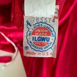 Vintage Dark Pink Satin Formal Prom Gown Dress Size Small or Medium Photo 4