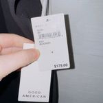 Good American  NWT Women's Luxe Column Jumpsuit in Black001 size 6 plus size 3X Photo 6