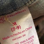 No Boundaries utility denim jumpsuit long sleeve collared Photo 3