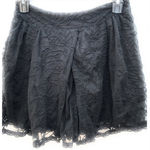 Free People ‎ Black Lace Skirt Photo 0