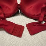 Cacique  Sz 40B Red With Black Lace Padded Underwire Bra Photo 12