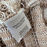 Sabo Brown White Josie Cable Knit Women’s Top‎ Short Sleeves Size US 8 Photo 9