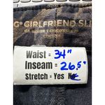 Chico's  SO SLIMMING Girlfriend Ankle Pants Black Floral Print Women's Size 12R Photo 3