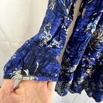 Jaase Moonlight Blue Jessie Short Floral Dress Size Small Photo 6