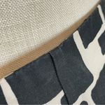 Banana Republic Skirt Cotton Silk Black White Abstract Blocks Pencil Pockets 4 Photo 9