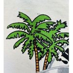 Cancun Vintage Canvas Print Tote Bag Parrot Palm Trees Inside Pocket 100% Cotton Photo 10