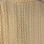 John‎ Branigan Weavers Cable Knit Wool Vest Cream Ivory Aran Style Ireland M Size M Photo 5