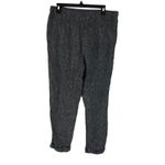 Ellen Tracy Women's Size Medium Linen Viscose Pull On Grey Pants Photo 3