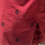 Jones New York NWT red chino cargo shorts with embroidered anchors / 2 Photo 3