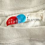 Free People FP BEACH | Essential Extreme Tee Mini Dress Beige Barnacle Island | Size Large Photo 6