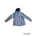 IZOD Golf Perform x Black & White Gingham Windbreaker Jacket Hooded Full Zip L Size L Photo 3