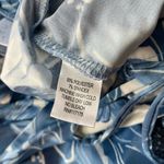 Beach Break Blue & White Floral Wide Leg Pull On Swim Coverup Pants Photo 9