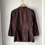 Alfani Vintage  Silk Jacket Blazer Suit Brown Metallic Photo 1