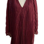 Anthropologie Toulon pleated mini dress boho gypsy Medium Photo 0