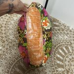 Fossil Key Per Floral leather Shoulder Bag Purse Tote Retro Hobo Shopper Photo 3