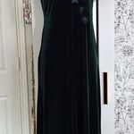 Molly Malloy 90s velvet maxi dress Green Size 6 Photo 0