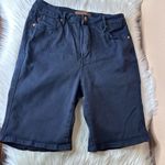 Judy Blue  Navy High Rise Tummy Control Bermuda Shorts Size XL Photo 1