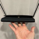 Whiting & Davis Vintage 70’s-80’s Saks Fifth Ave black silk geometric envelope crossbody bag Photo 10