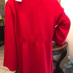 Style & Co Red Tunic Sweater with Scarf Photo 5