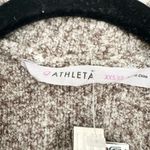 Athleta  Cardigan Sweater Vest Wool /Yak Blend Womens XXS/XS knit long duster Photo 2