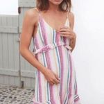 Rails  Martina Mini Dress in Avila Stripe revolve linen ruffle boho formal spring Photo 4