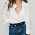 Jenni Kayne  Boyfriend Button Up White Large Photo 1