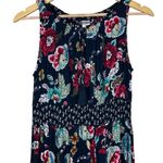 Bila Maxi Dress Womens M Navy Floral Sleeveless Boho Cottagecore Indie Hippie Blue Size M Photo 3