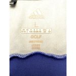 Adidas Purple Sleeveless Golf Shirt Geometric Trim Size L Sporty Chic Tenniscore Photo 8