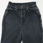 Vintage 80s Chic Black High Waisted Jeans Size 27 Photo 2