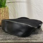 The Sak  Black Crochet Zip Top Shoulder Handbag Bag Photo 4