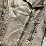 Max Studio Brown Leather Jacket Photo 2