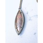 Kendra Scott Milla Mother of Pearl Gold Thick Slide Necklace Photo 5