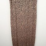 Bar III  | Animal Cheetah Print Bodycon Midi Dress Black Brown Tan | Size XL Photo 4
