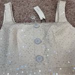 MABLE Tweed Sequin Mini Dress Size M Photo 2