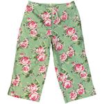 Ralph Lauren Vintage 90s Cottage Countryside Floral Garden Ankle Pants Size 8 P Photo 6