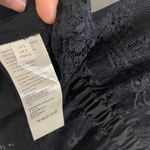 Free People lace v-neck loose fit black blouse women’s Size Small Photo 6