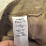 Vince  Khaki Low-Rise Washed Cotton Crop Pants Size 12 Photo 2