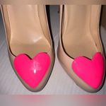 Christian Louboutin  Patent Leather Doracora Heart 100 Pumps Nude/Pink 39 EUC Photo 6
