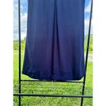 Madewell  Women's Shift Dress Small Navy Blue Short Sleeve V-Neck Photo 12