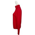 Victor Alfaro 100% Cashmere Turtleneck Sweater Ribbed Trim Red Size Large Photo 2